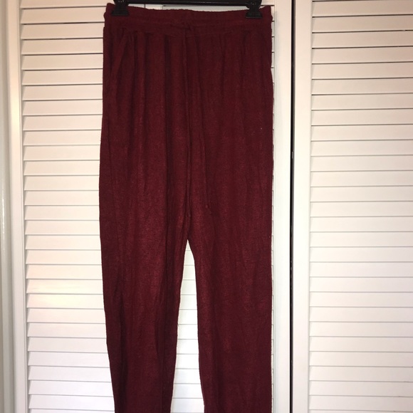 Soft red lounge pants - Picture 1 of 2